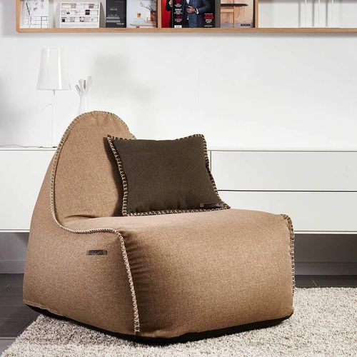 Fauteuil poire contemporain - RETROIT : MEDLEY - SACKit - en cuir / en polyester / fait main