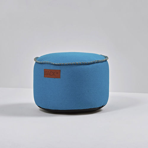 Pouf contemporain - RETROIT : CANVAS - SACKit - en coton / en polyester / rond