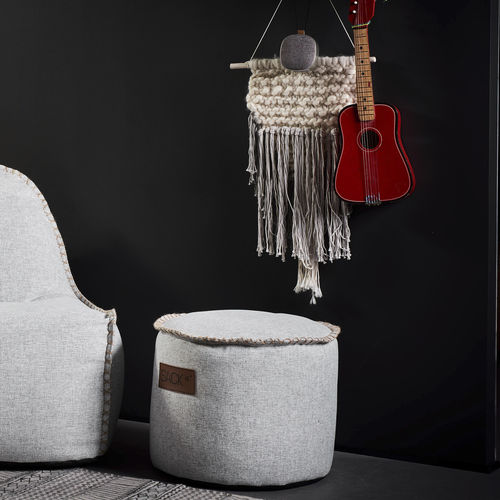 Pouf contemporain - RETROIT : COBANA JUNIOR  - SACKit - en fibres synthétiques / rond / d'extérieur