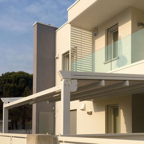Pergola adossée - Pergo Space - Eredi di Pozza, IL PARCO - suspendue / autoportée / en PVC