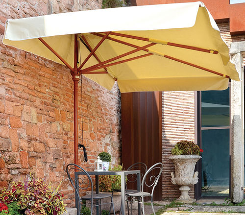 Parasol rectangulaire - Half Shadow - Eredi di Pozza, IL PARCO - déporté / en pin / en tissu