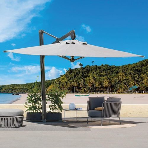 Parasol carré - Prestige Classic - Eredi di Pozza, IL PARCO - rectangulaire / orientable / déporté