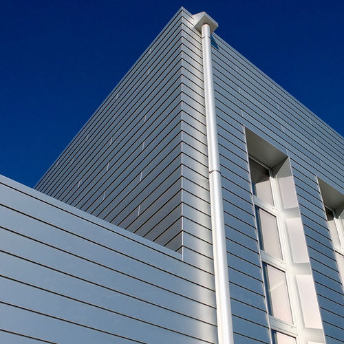 Bardage en panneaux - STEP - Windwall - en aluminium / en acier / en zinc