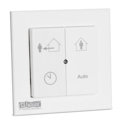 Unité de contrôle pour ventilation - HRQ-PREMAIR-BUT-LM04 / LM11 - ALNOR Systemy Wentylacji Sp. z o.o. - avec écran / d'humidité / de température