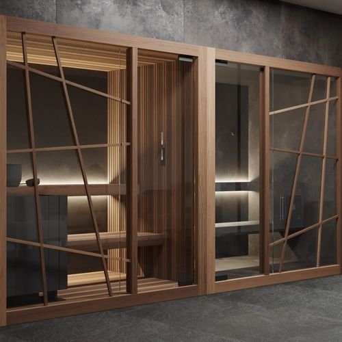 Sauna hammam - MIZUKI - Ki LIFE - résidentiel / professionnel / en bois
