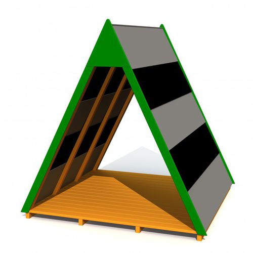 Cabane pour enfant de jardin - WIGWAM  - Tiptiptap - au sol