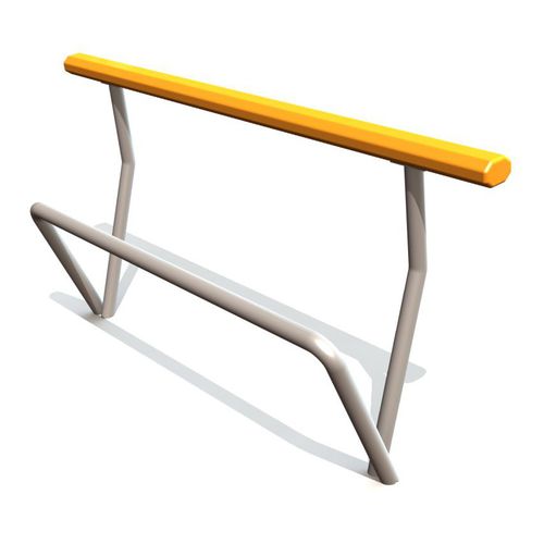 Banc public contemporain - HPI001 - Tiptiptap - en métal / assis-debout / pour aire de jeux