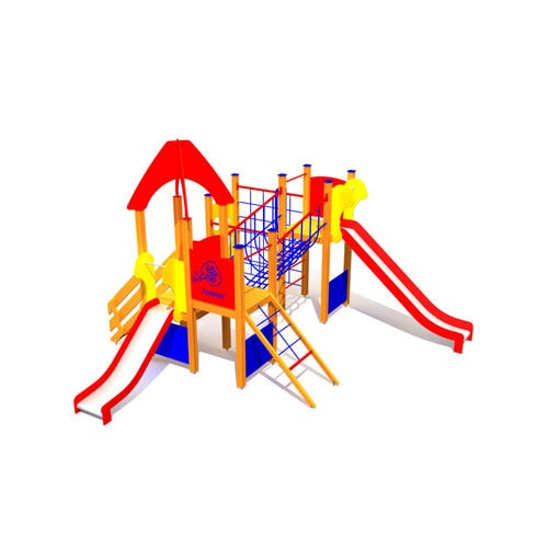 Structure de jeu pour aire de jeux - LM102-2 - Tiptiptap - en aluminium / en HDPE / modulaire