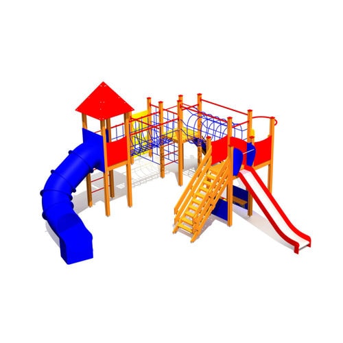Structure de jeu pour aire de jeux - LM315 - Tiptiptap - en bois / en aluminium / en HDPE