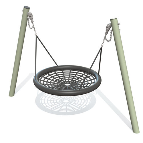 Balançoire pour parc de jeux - STRAW - Tiptiptap - en acier / en acier inox / en corde