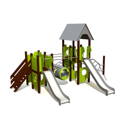 Structure de jeu pour aire de jeux - CALEN  - Tiptiptap - en polyéthylène / modulaire