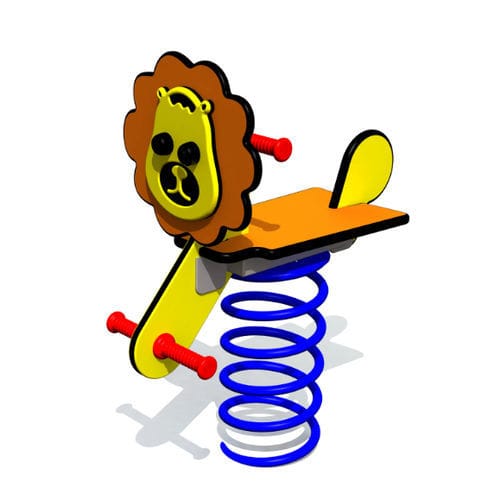 Jeu à ressort en acier - LION  - Tiptiptap - en HDPE / animal / monoplace