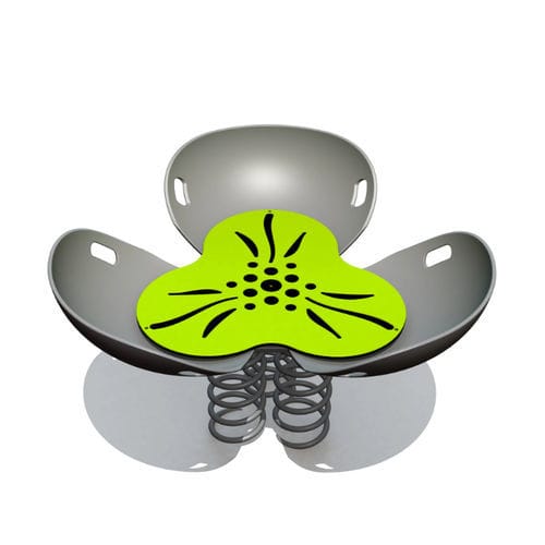Jeu à ressort en acier - LILY  - Tiptiptap - en HDPE / de fleurs / 3 places