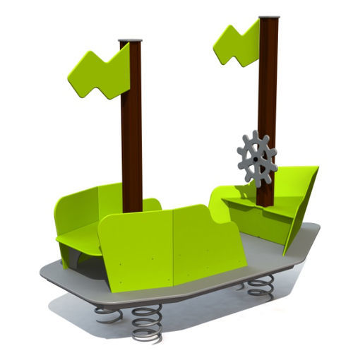 Jeu à ressort en acier - TOPU  - Tiptiptap - en HDPE / transport / 6 places