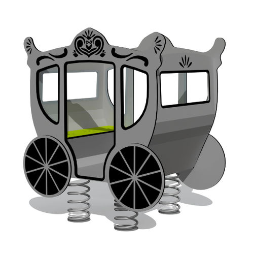 Jeu à ressort en acier - COACH  - Tiptiptap - en HDPE / transport / 4 places
