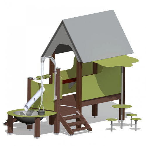 Jeu d'eau pour aire de jeux - BEACH CABIN   - Tiptiptap