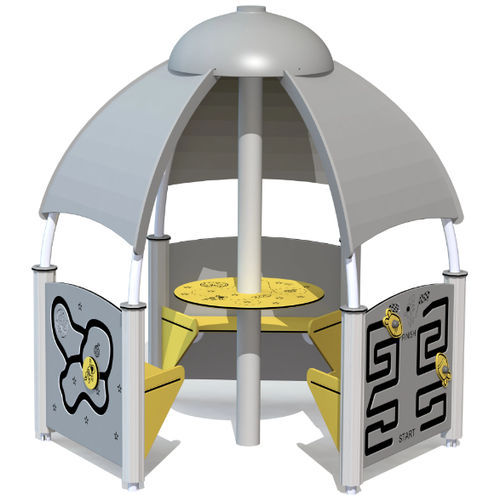 Cabane pour enfant pour aire de jeux - SPACE STATION  - Tiptiptap - au sol
