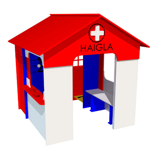 Cabane pour enfant pour aire de jeux - HOSPITAL   - Tiptiptap - au sol