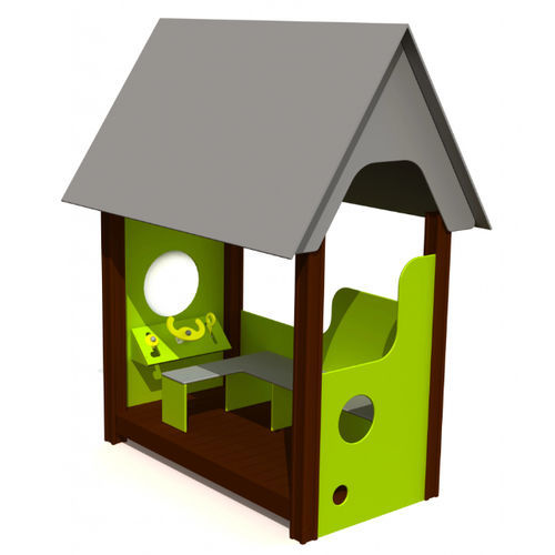 Cabane pour enfant pour aire de jeux - HALL  - Tiptiptap - au sol
