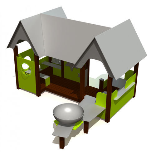 Cabane pour enfant pour aire de jeux - MANSION - Tiptiptap - au sol