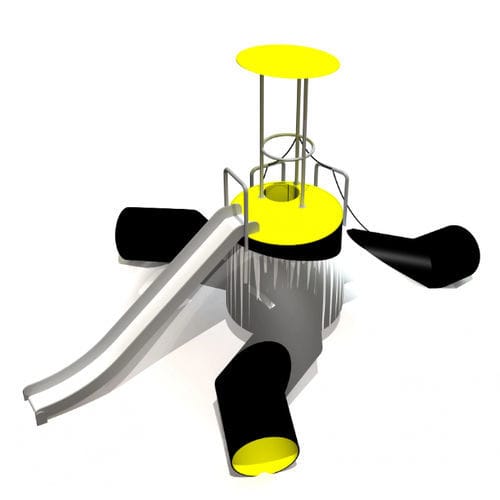Structure de jeu pour aire de jeux - MOLE'S MINE  - Tiptiptap - en acier / en plastique