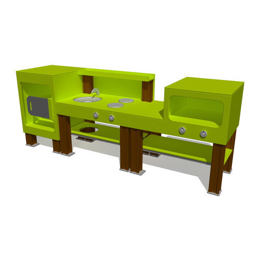 Cuisine de jeux pour aire de jeux - MUD KITCHEN  - Tiptiptap - en bois / en aluminium / en HDPE