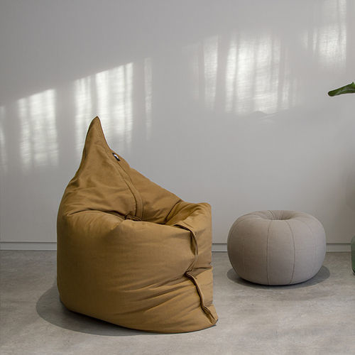 Fauteuil poire contemporain - BIG BAG - OGO - en tissu / bleu / vert