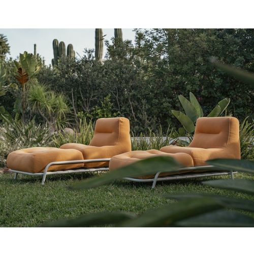 Bain de soleil contemporain - Sit Pool  - OGO - en tissu / en aluminium / de piscine