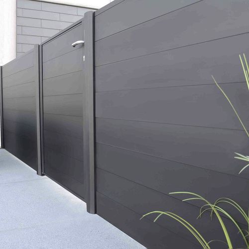Clôture à panneaux - URBAN  - Formino - de jardin / en aluminium / contemporaine