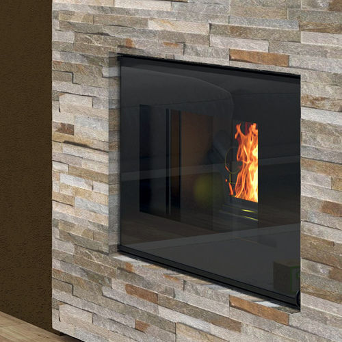 Poêle chaudière à granulés - ORION 16 - LineaVz - contemporain / en fonte / ventilé