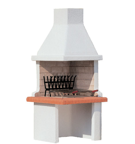 Barbecue à charbon - CAPRI - LineaVz - à bois / fixe / en béton