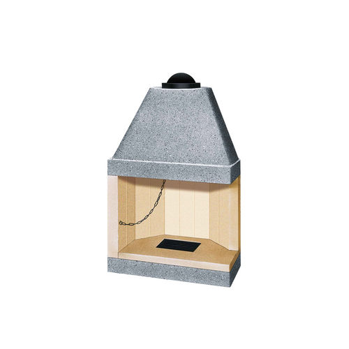 Cheminée à bois - VZ 65 MDX-MSX - LineaVz - au sol / d'angle / d'extérieur