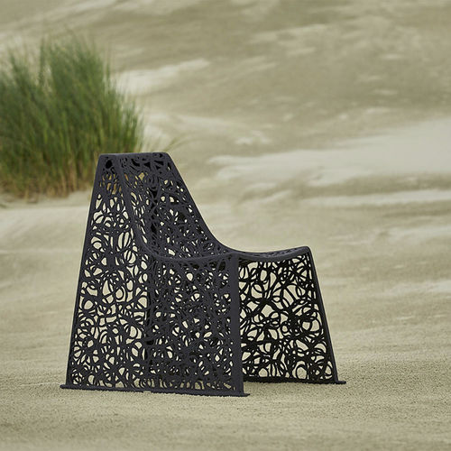 Chaise contemporaine - X - Unknown Nordic - de jardin / d'intérieur / en fibre de basalte