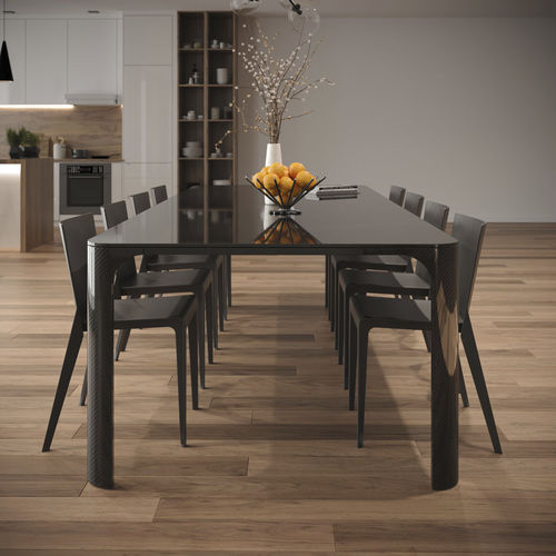 Table design original - XLIM - Carbon Composites, SL - en bois / en marbre / en fibre de carbone
