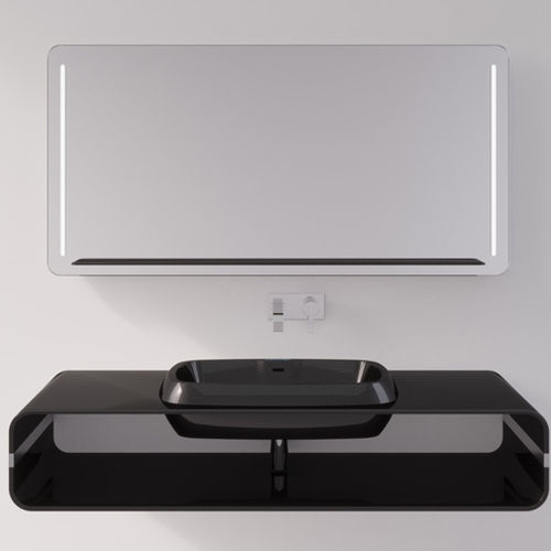 Miroir de salle de bain mural - ANIANI - Carbon Composites, SL - professionnel / design original / rectangulaire