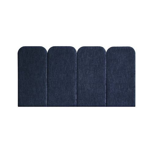 Tête de lit pour lit double - PAN: VELVET INDIGO - NUÉE ÉDITION - contemporaine / en tissu / tapissée