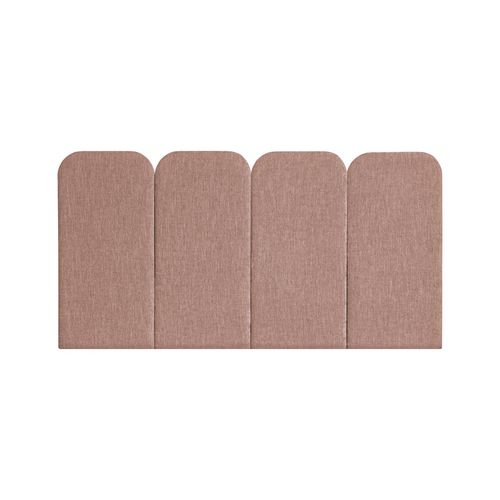 Tête de lit pour lit double - PAN: VELVET SALMON - NUÉE ÉDITION - contemporaine / en tissu / tapissée