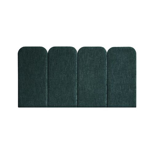 Tête de lit pour lit double - PAN: VELVET VERT - NUÉE ÉDITION - contemporaine / en tissu / tapissée
