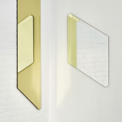 Miroir mural - FACETT - puik - suspendu / contemporain / rectangulaire