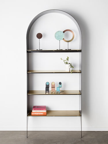 Étagère murale - THIN - KIN & COMPANY - contemporaine / en acier / en acier inoxydable