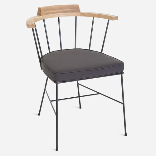 Chaise contemporaine - MIM 754 - Vergés - d'intérieur / en tissu / en bois massif