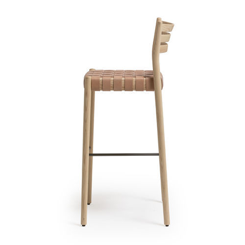 Chaise de bar contemporaine - BOGART - Vergés - d'intérieur / en hêtre / en frêne