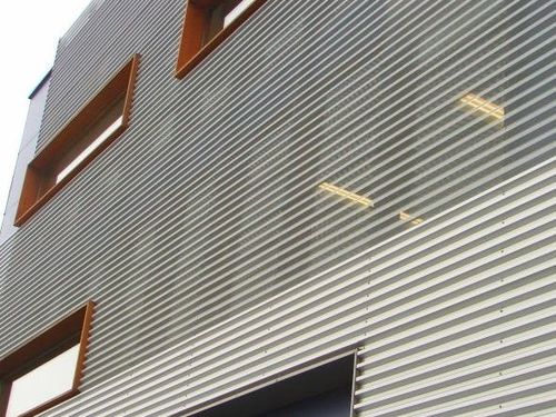 Bardage en panneaux - ALUBEL 44 - Alubel - en tôle / horizontal / durable