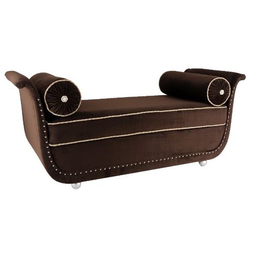 Méridienne classique - PRINCE DE GALLES - Henryot & Cie - en tissu