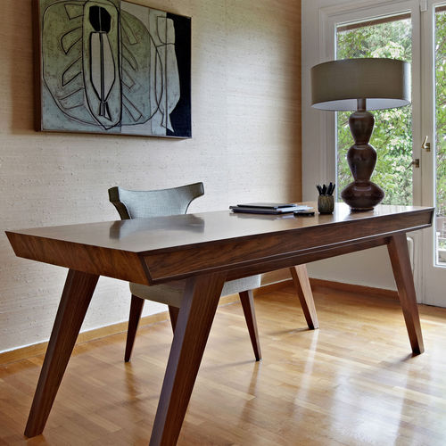 Bureau sur pied - TIMAIOS - ANAKTAE - de 2 à 4 personnes / classique / en noyer