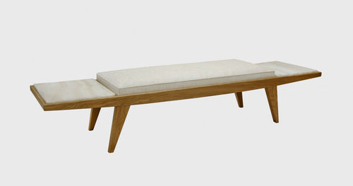 Banquette contemporaine - AENOS - ANAKTAE - en tissu / en chêne / en bois massif