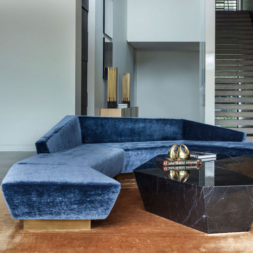 Canapé modulable - ADRASTUS - ANAKTAE - d'angle / contemporain / en velours