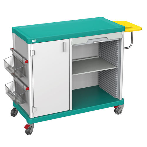 Chariot à linge - 2 SECTIONS – DOOR & ROLLING SHUTTER - Francehopital - pour établissement de santé / pour hôpital / professionnel