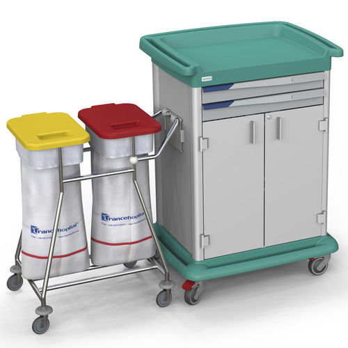 Chariot de soins - ESSENTIAL 10 - Francehopital - à linge / poubelle / pour établissement de santé