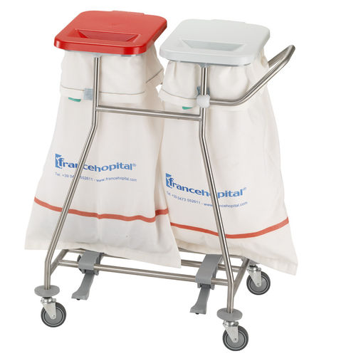 Chariot à linge - ISEO 20 - Francehopital - à bagages / professionnel / en inox